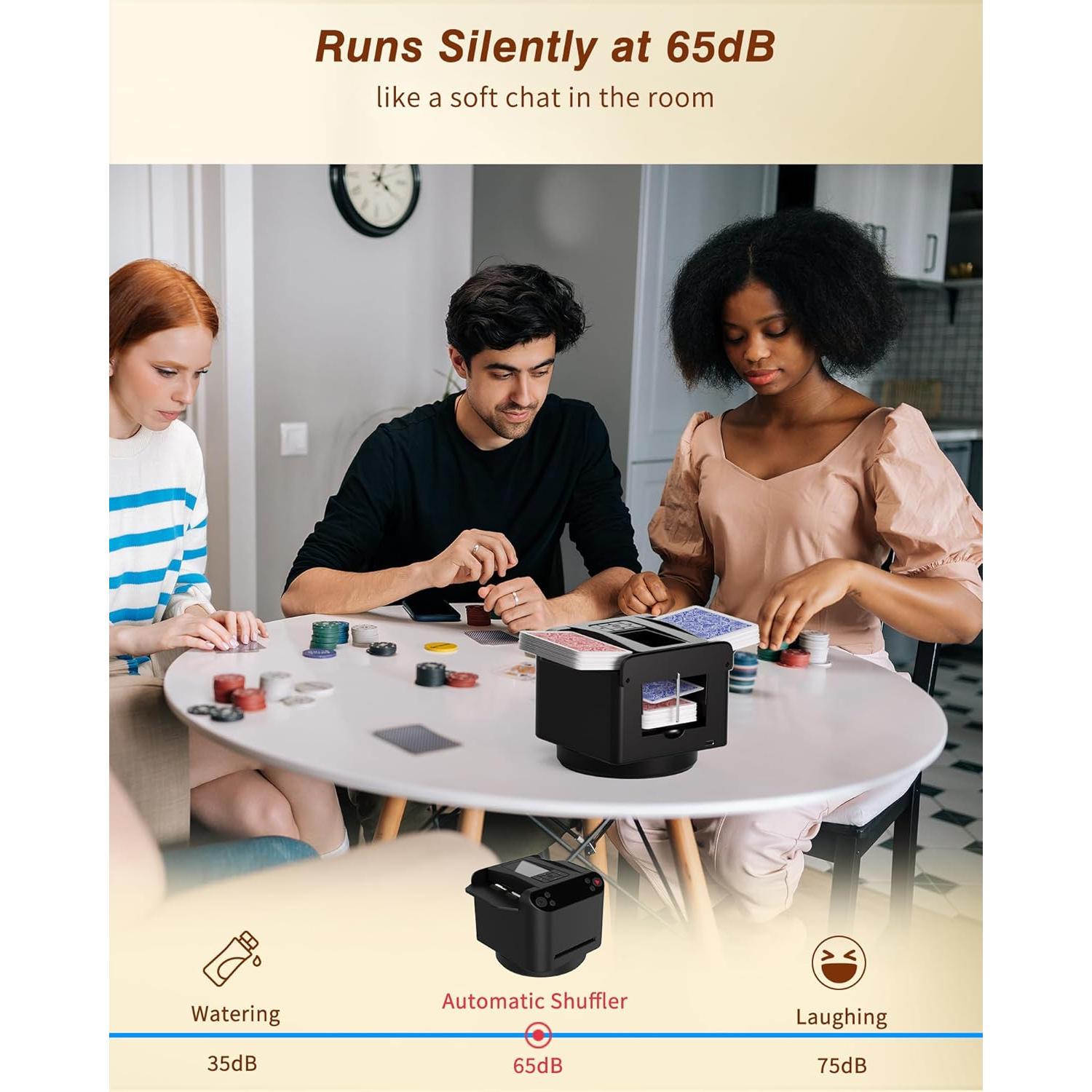 Máquina Automática de Barajar y Repartir Cartas INNCNN MAX6 USB-C