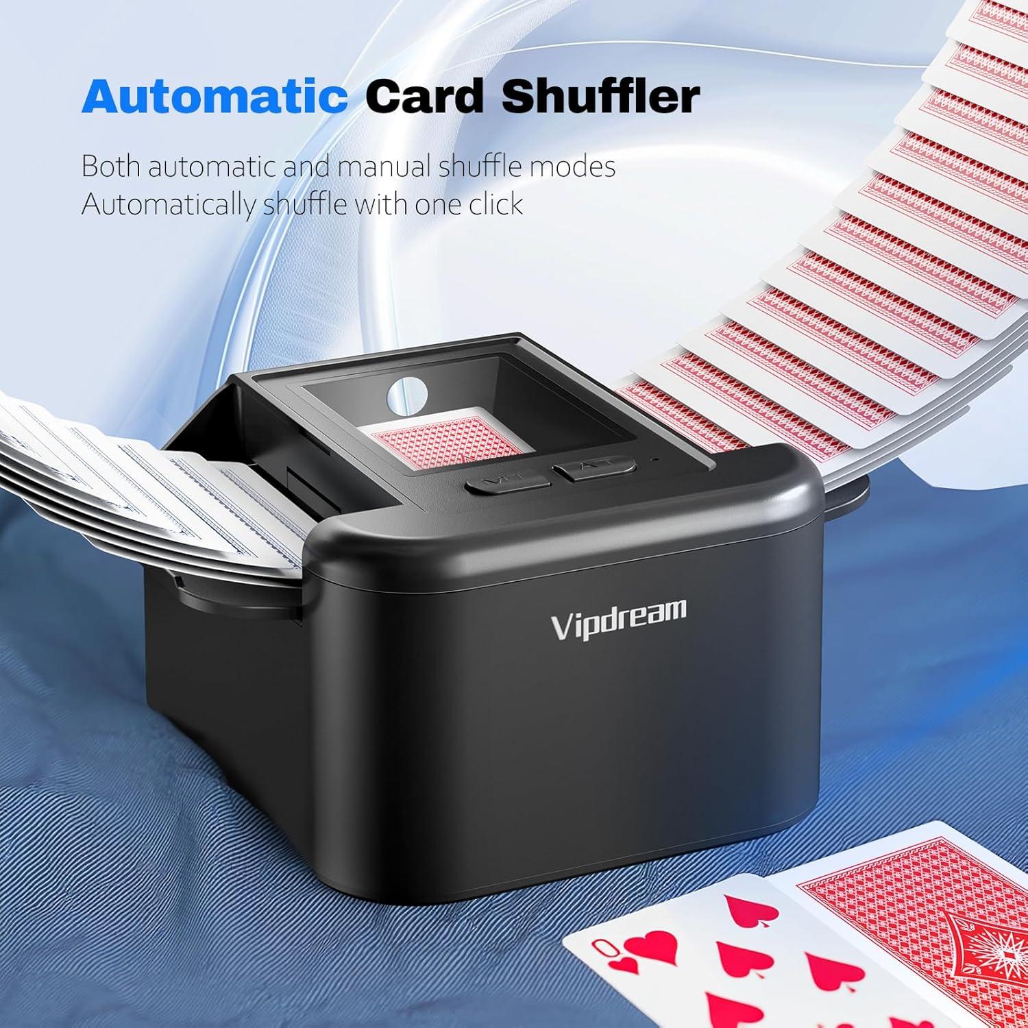 Barajador de Cartas Automático Vipdream con Batería Recargable
