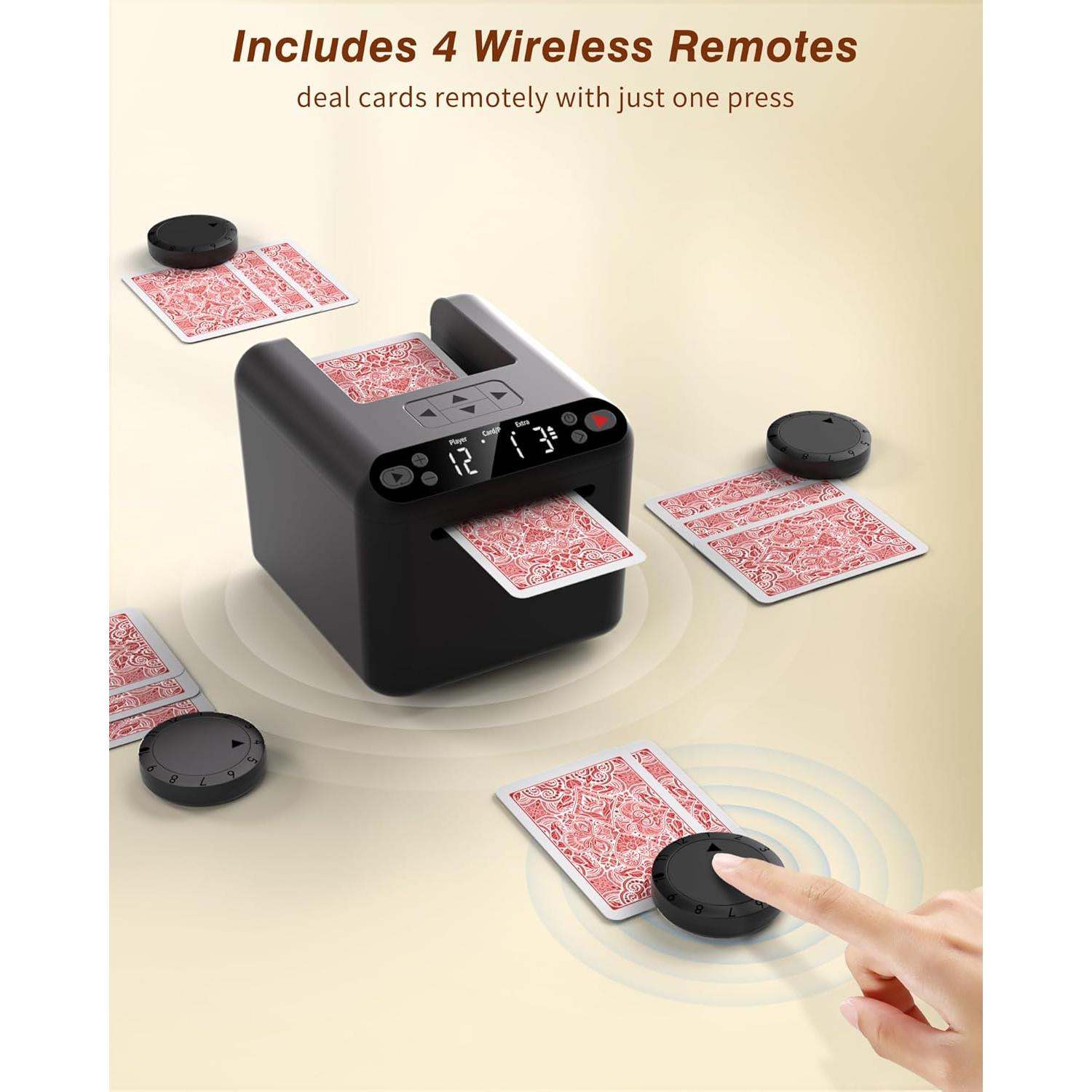 Repartidor Automático de Cartas INNCNN T1Lite - 4 Remotos, USB-C