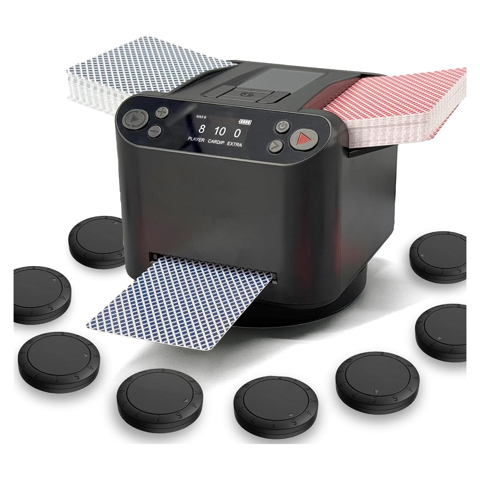 Barajador Automático LuxeVoy con 8 Mandos, 5 Juegos, Silencioso