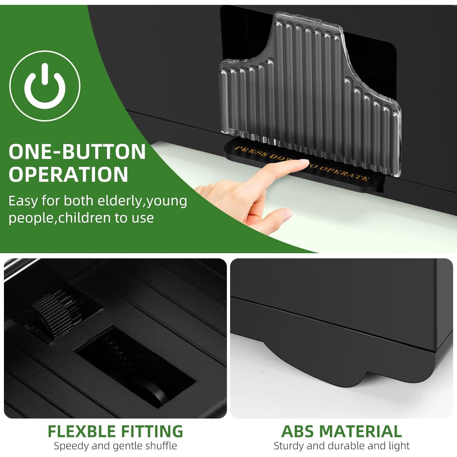 Barajador de Cartas Automático YUCEEN Eléctrico a Batería