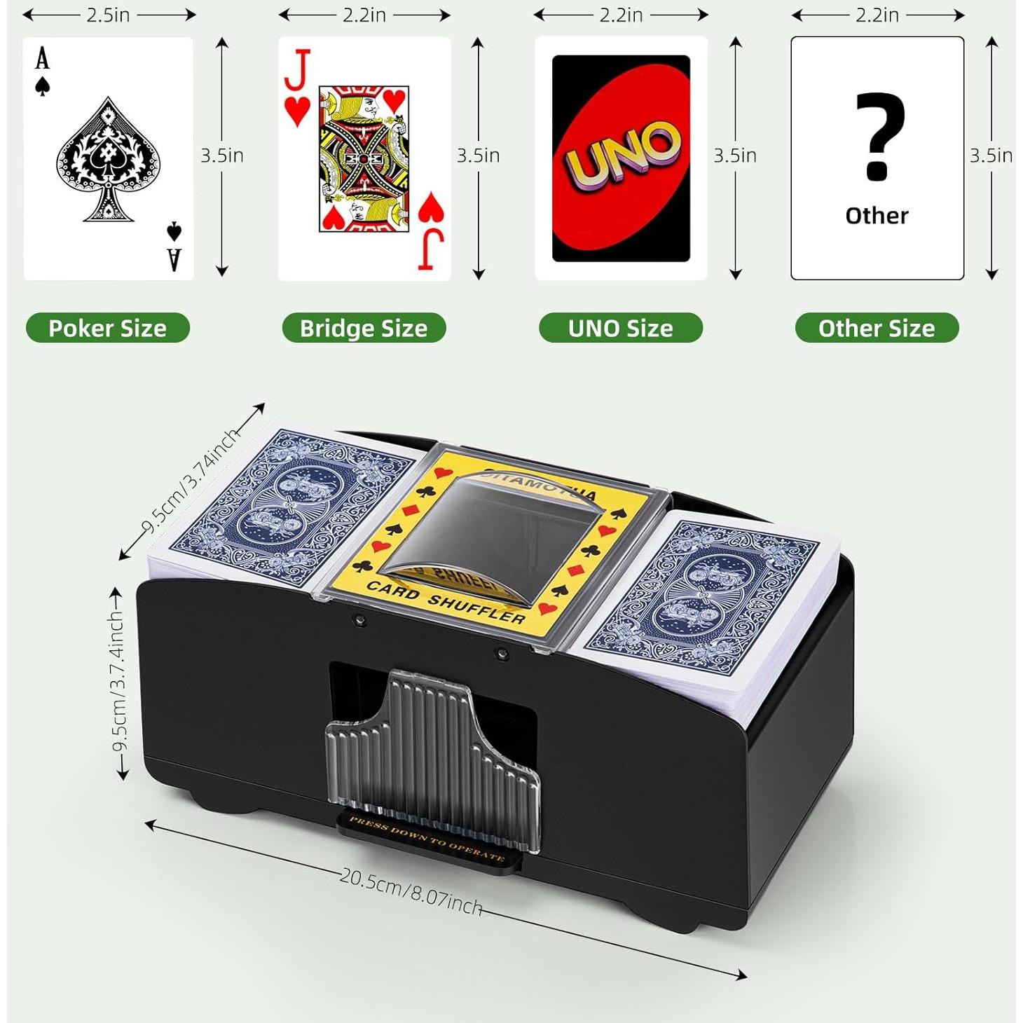 Barajador de Cartas Automático YUCEEN Eléctrico a Batería