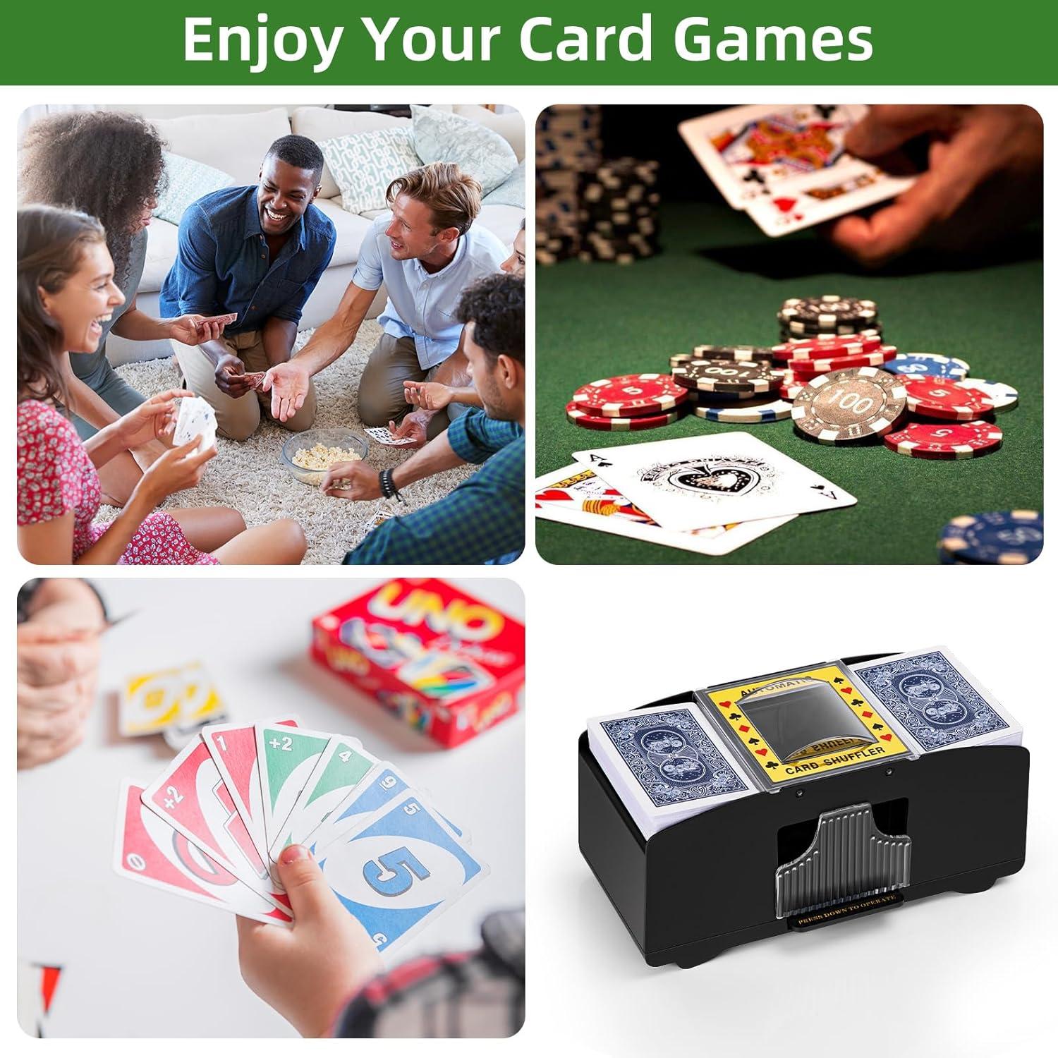 Barajador de Cartas Automático YUCEEN Eléctrico a Batería