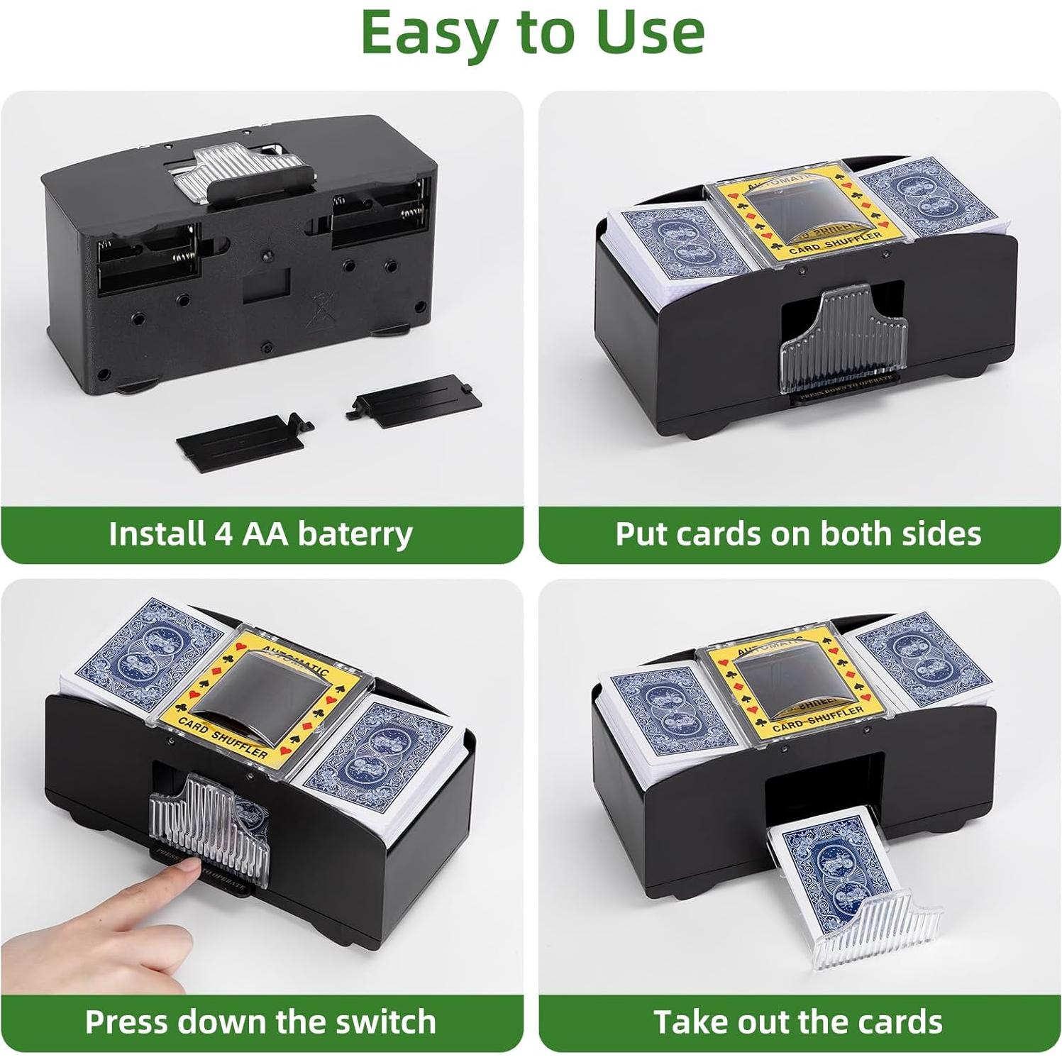 Barajador de Cartas Automático YUCEEN Eléctrico a Batería