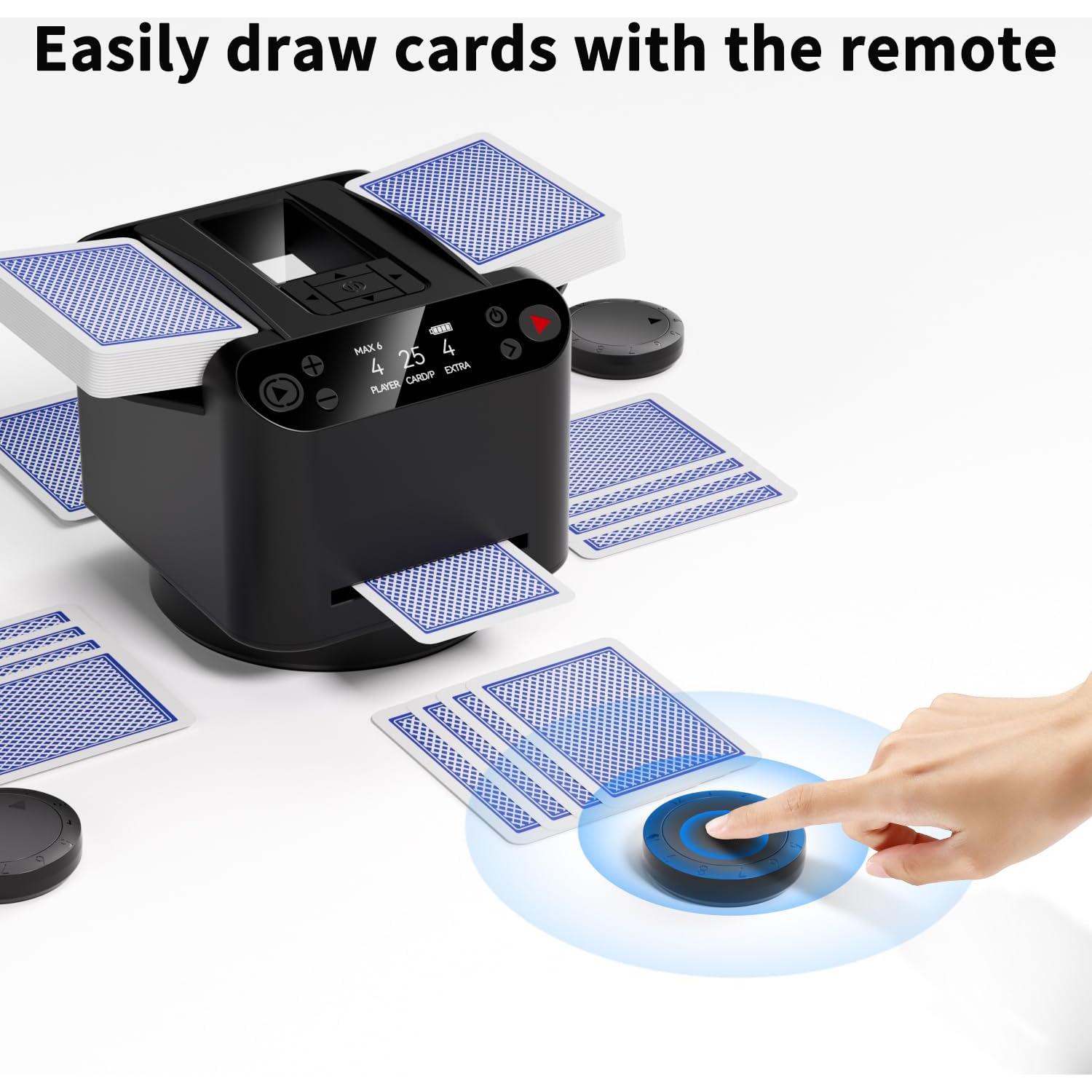 Barajador y Repartidor Automático BIFTU, Recargable, Ultra Silencioso