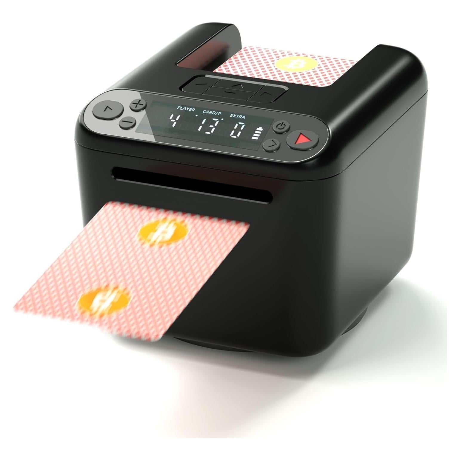 Distribuidor de Cartas Automático WQV 3 Barajas 360° para 8 Jugadores