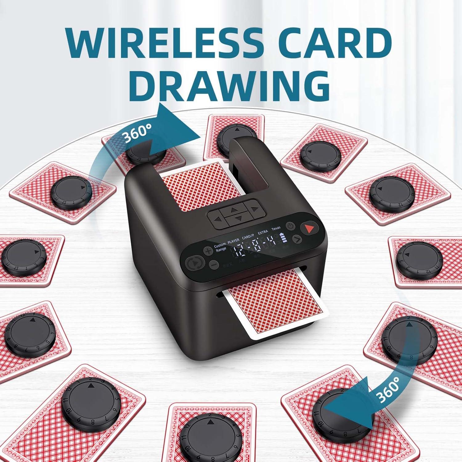 Repartidor Automático de Cartas CARDSPIN - Soporta 12 Jugadores