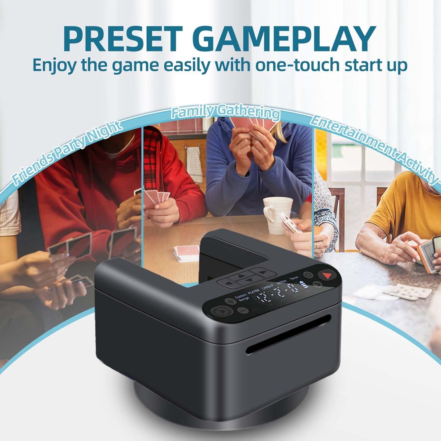 Repartidor Automático de Cartas CARDSPIN - Soporta 12 Jugadores