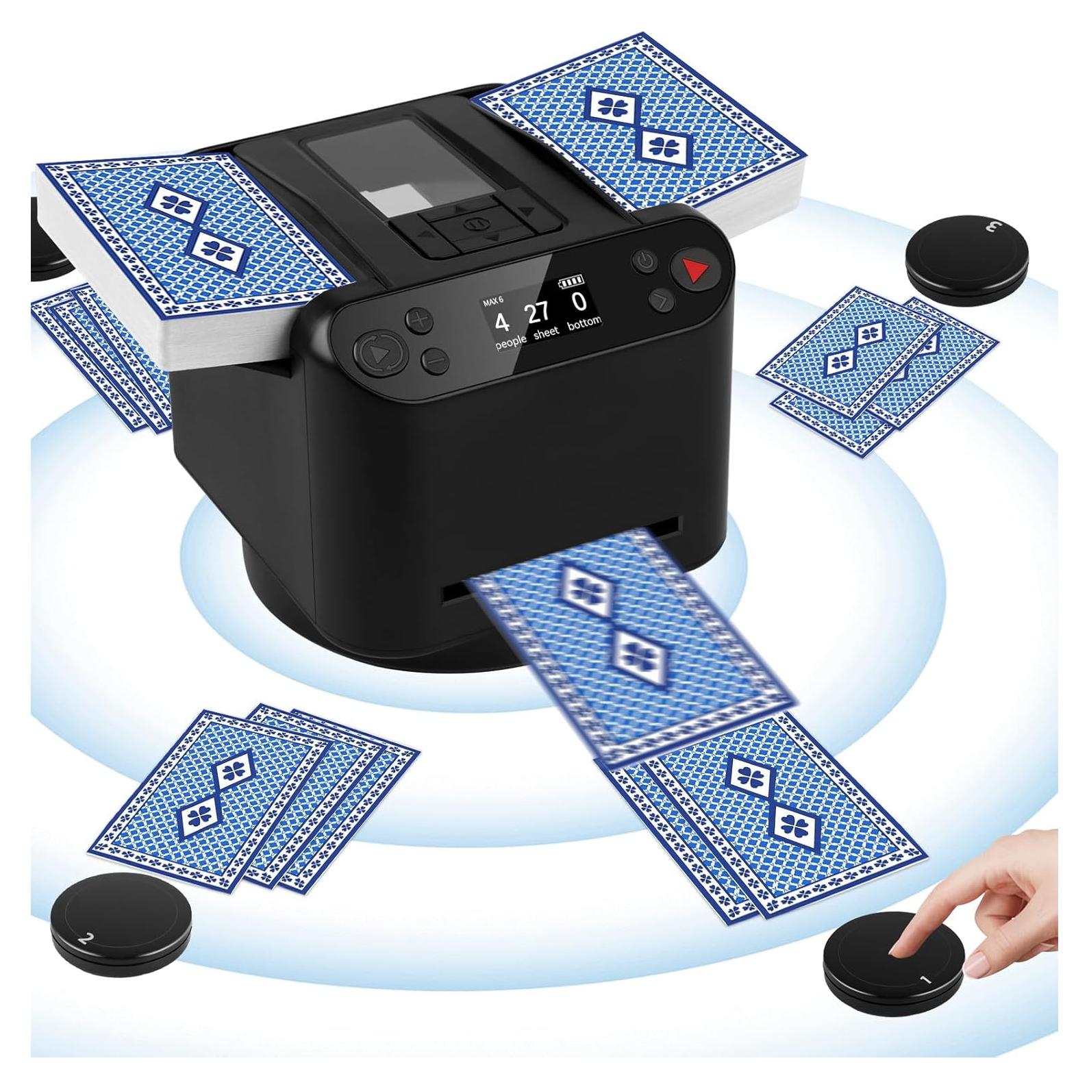 Máquina Automática de Barajar y Repartir Cartas FOSMIJIZ MAX V