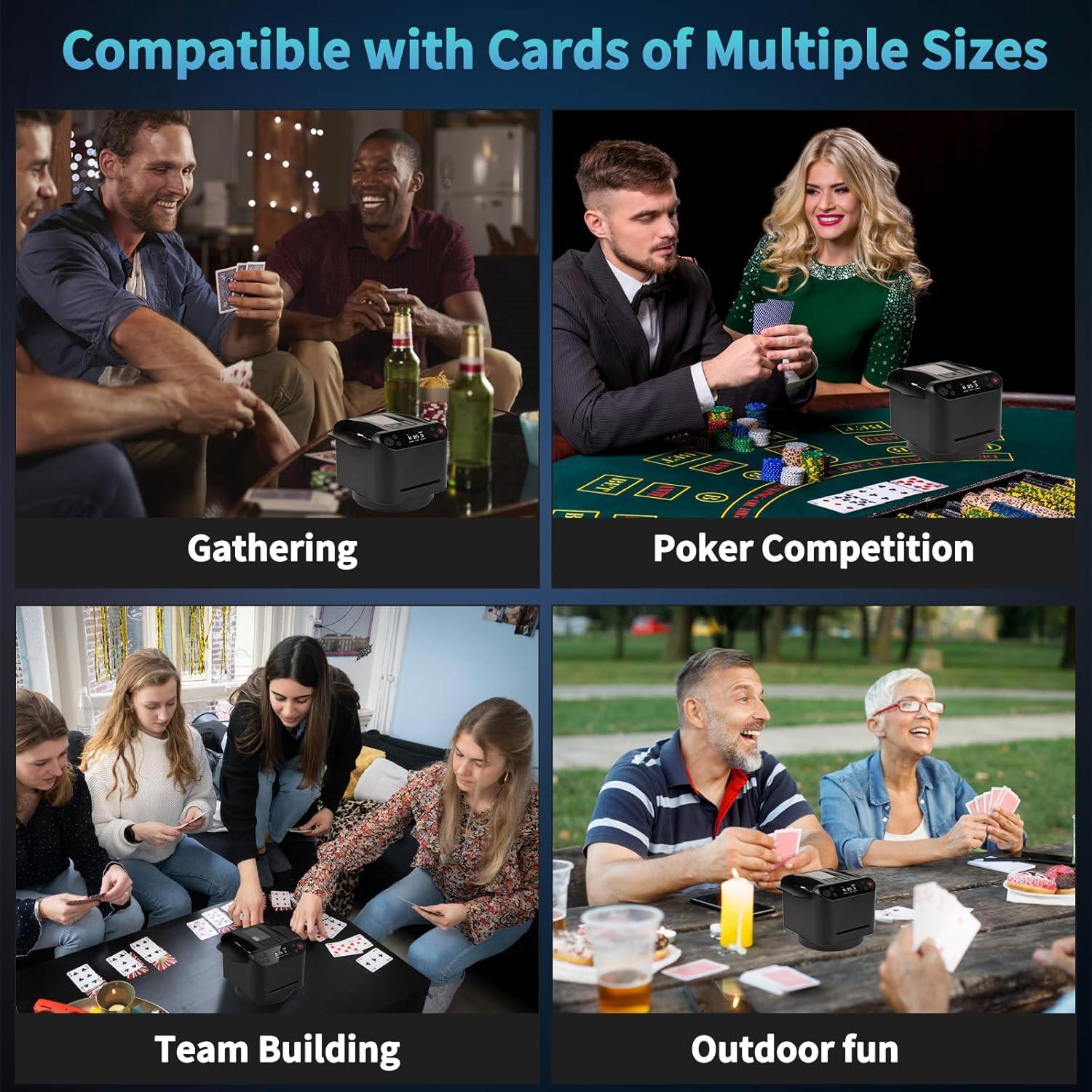 Máquina Automática de Barajar y Repartir Cartas FOSMIJIZ MAX V