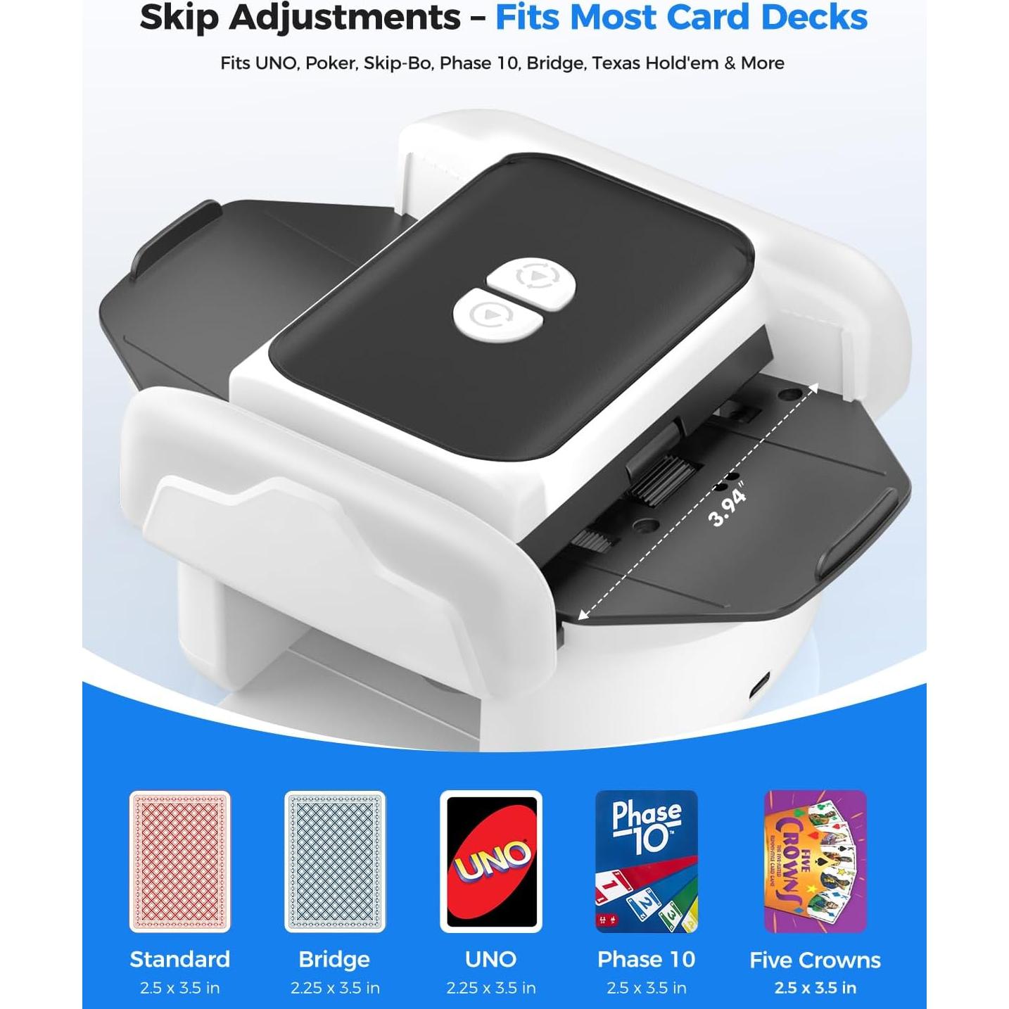 Barajador Automático de Cartas Honlunu TX-666 Recargable 2600mAh