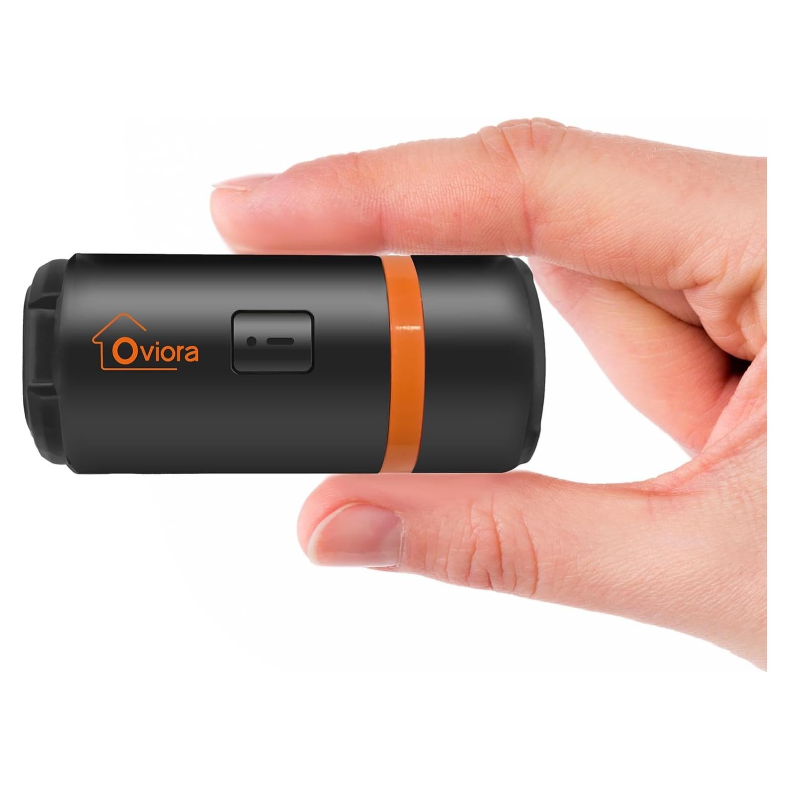 Mini Bomba de Aire Eléctrica Oviora con Luz LED y 5 Boquillas