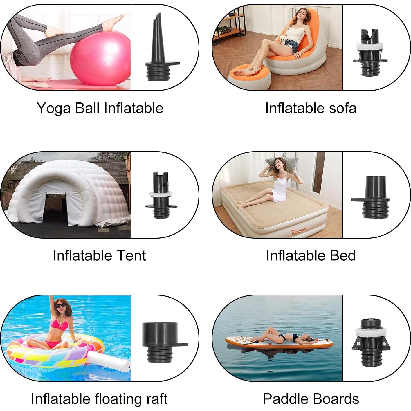 Bomba de Aire Eléctrica Recargable Tuomico 16PSI 12V para Paddle