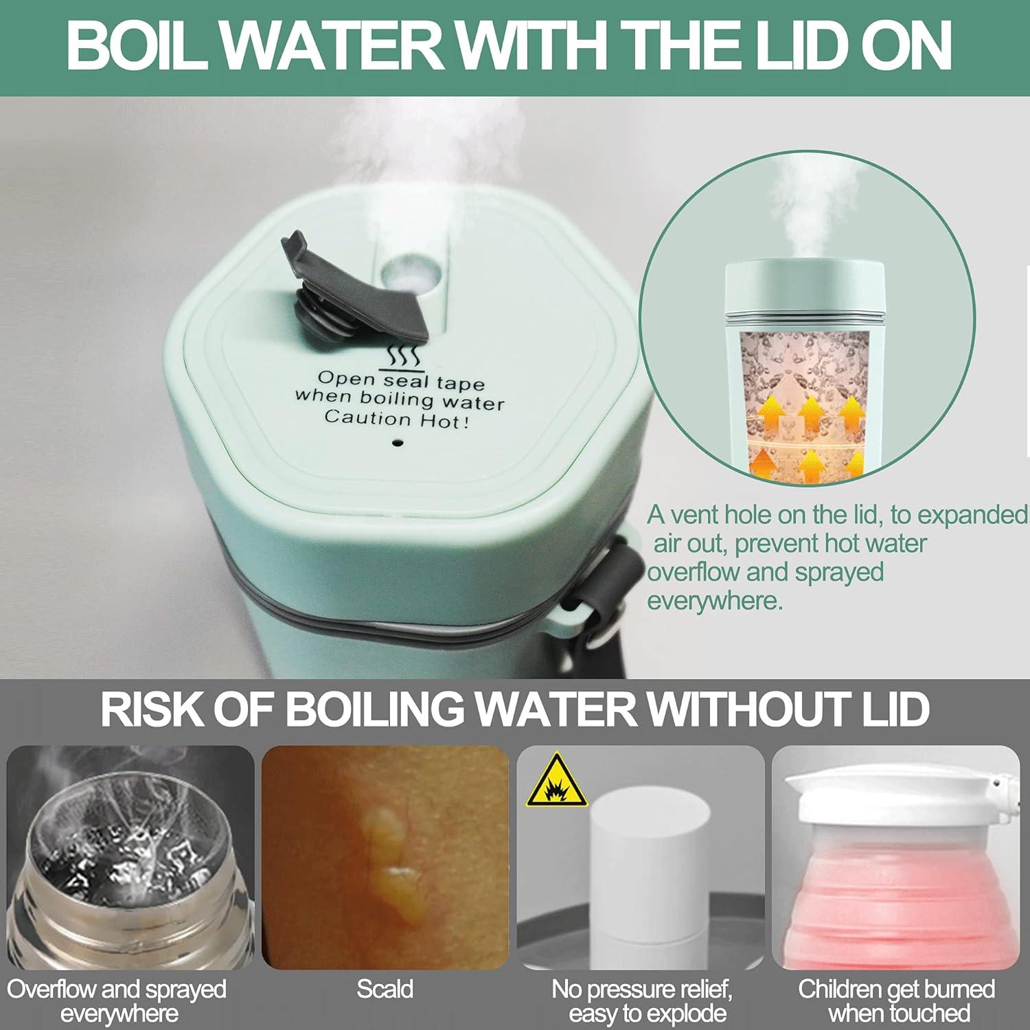 Tetera Eléctrica Portátil Balbali HP-300E 0.56 kg Verde