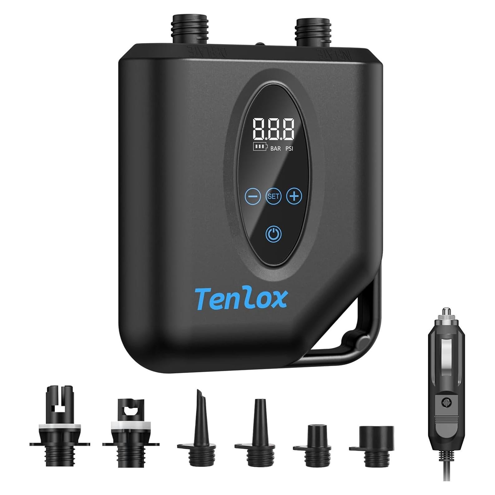 Bomba Eléctrica Inalámbrica Tenlox Q141 20 PSI 15600mAh SUP