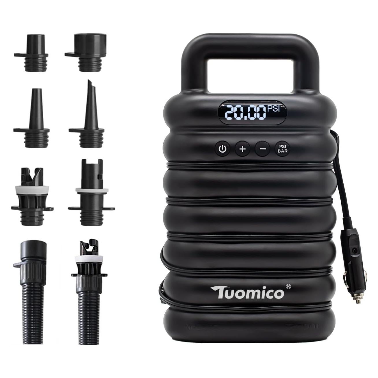 Bomba Eléctrica SUP Tuomico 20PSI Doble Etapa 12V