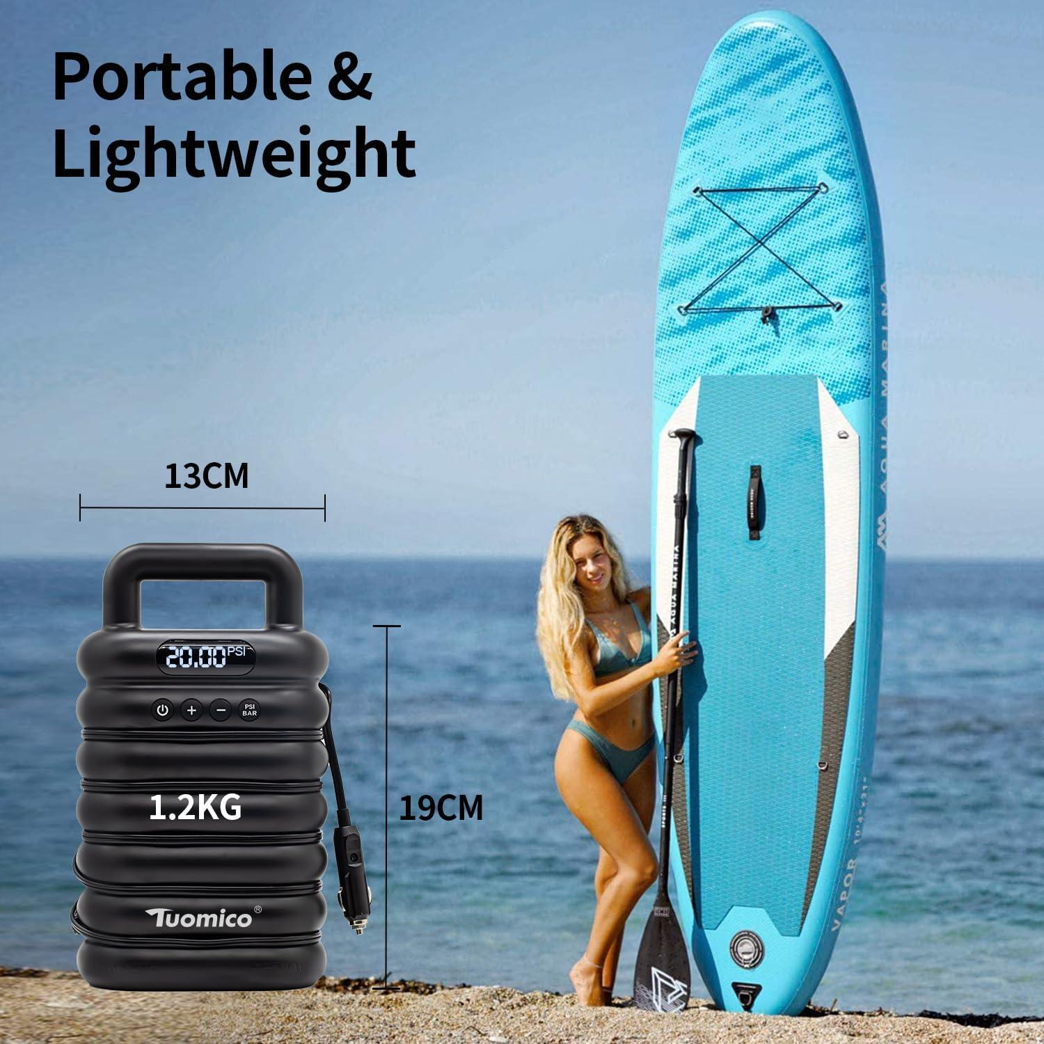 Bomba Eléctrica SUP Tuomico 20PSI Doble Etapa 12V