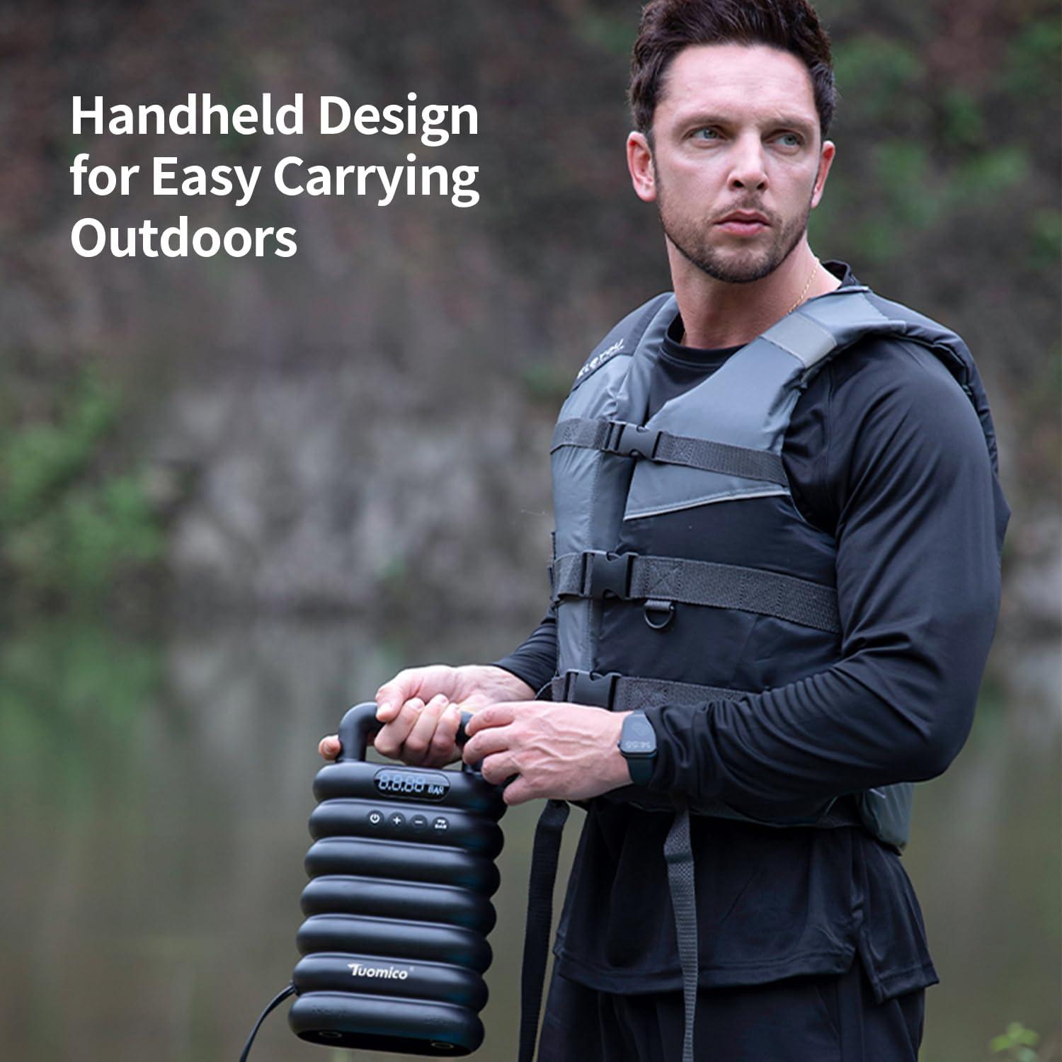 Bomba Eléctrica SUP Tuomico 20PSI Doble Etapa 12V