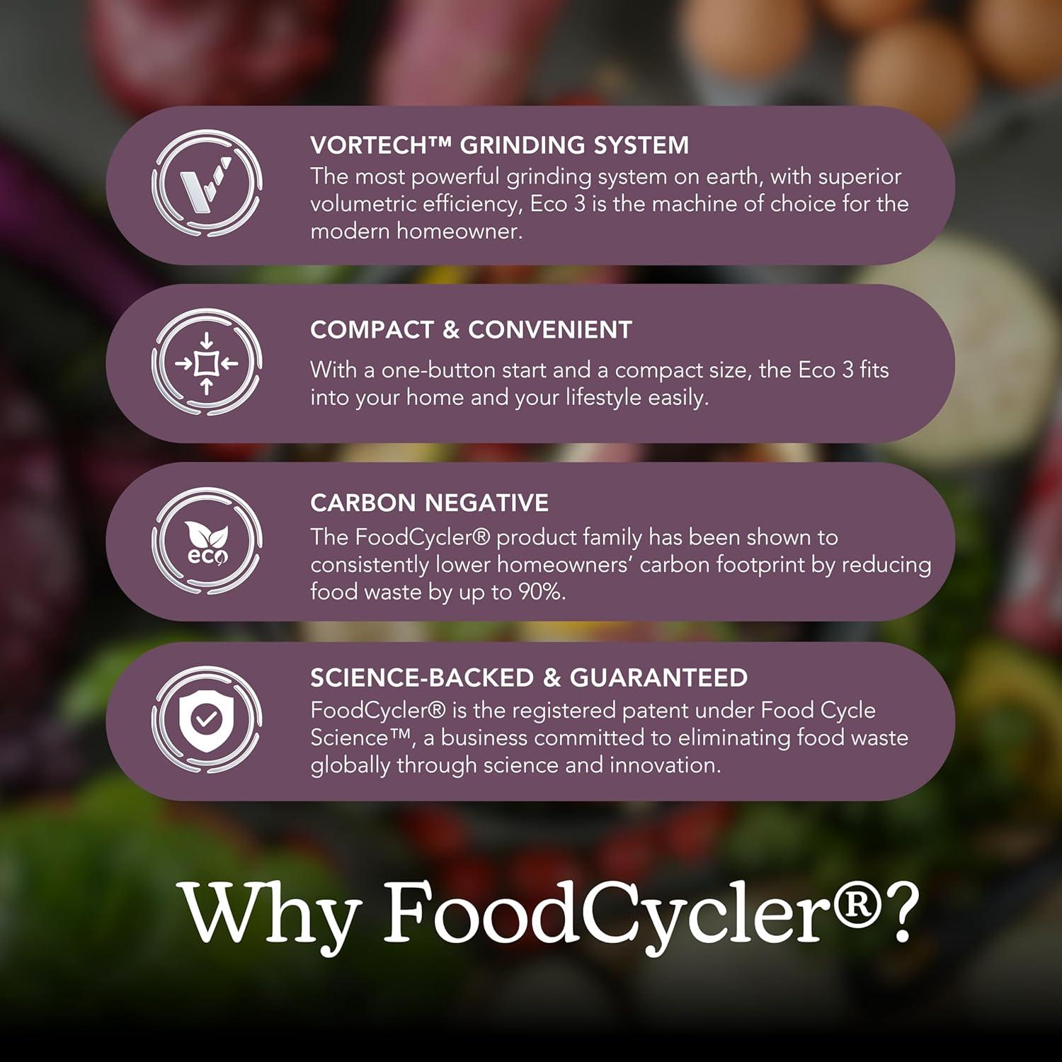 Reciclador de Alimentos Food Cycler Eco 3 - 3.5L Gris