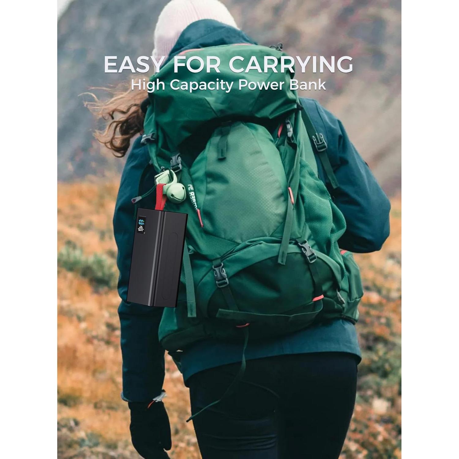 Cargador Portátil 90000mAh Powerbank 30W PD QC 3.0 USB-C