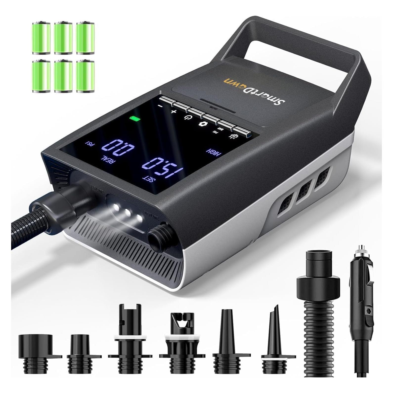 Bomba de Aire Eléctrica SmartDawn para Paddle Board 2025