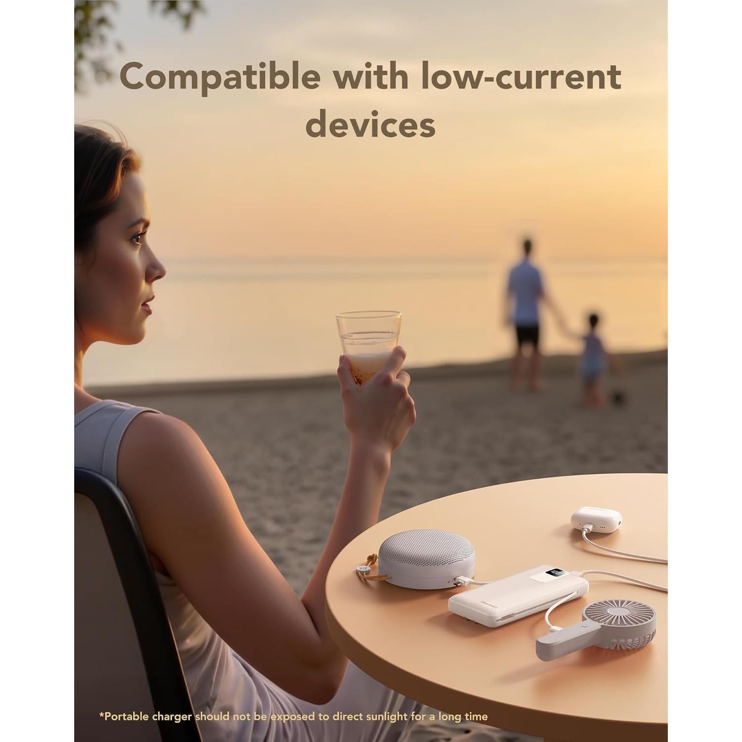 Cargador portátil Charmast 20000mAh USB C 20W carga rápida