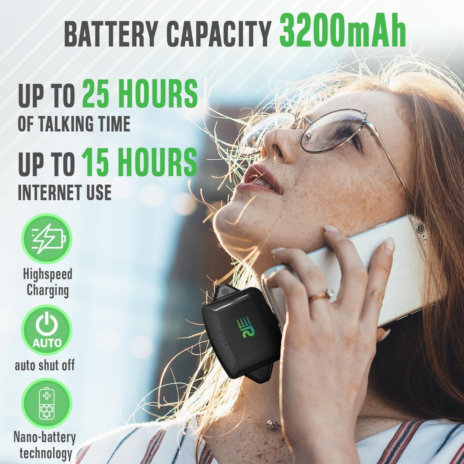 Banco de Poder Portátil COMET 3200mAh Carga Rápida 2.1A