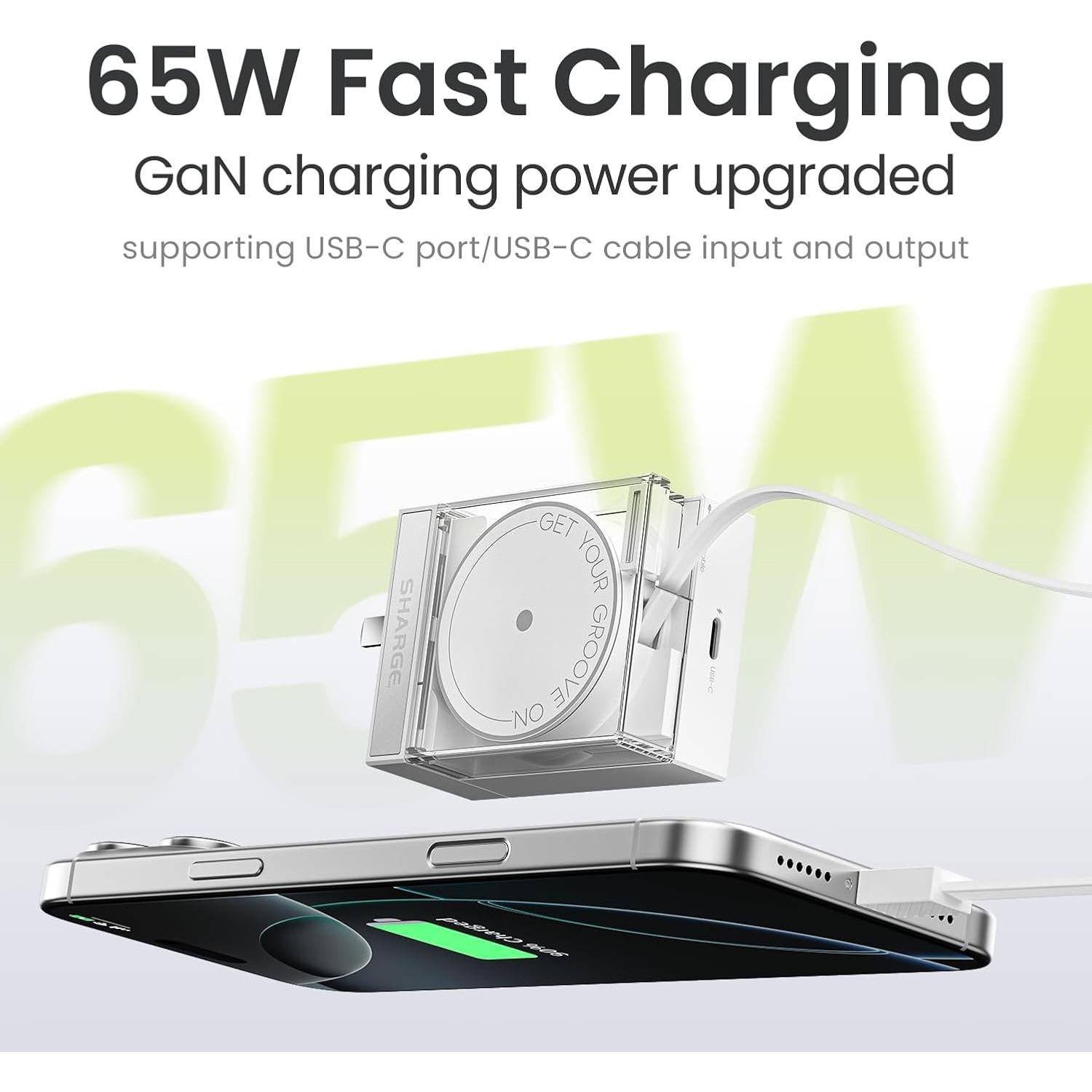 Banco de Energía Flow Mini 2 y Cargador 65W GaN Portátil