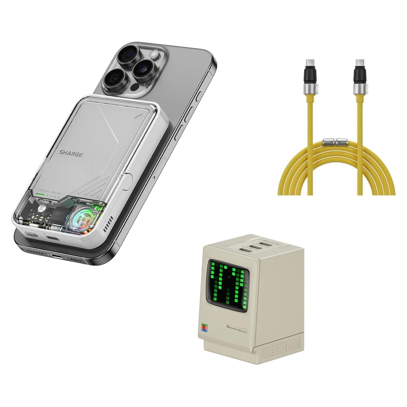 Banco de Energía ICEMAG 10000mAh Cargador USB C 67W