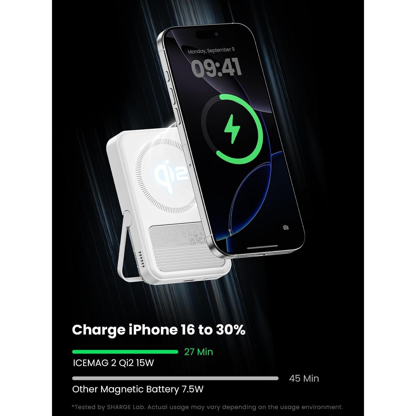 Banco de Energía ICEMAG 10000mAh Cargador USB C 67W