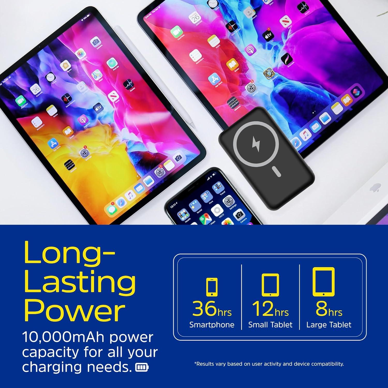 Banco de Energía Energizer QM10002PQ 10,000mAh Carga Rápida