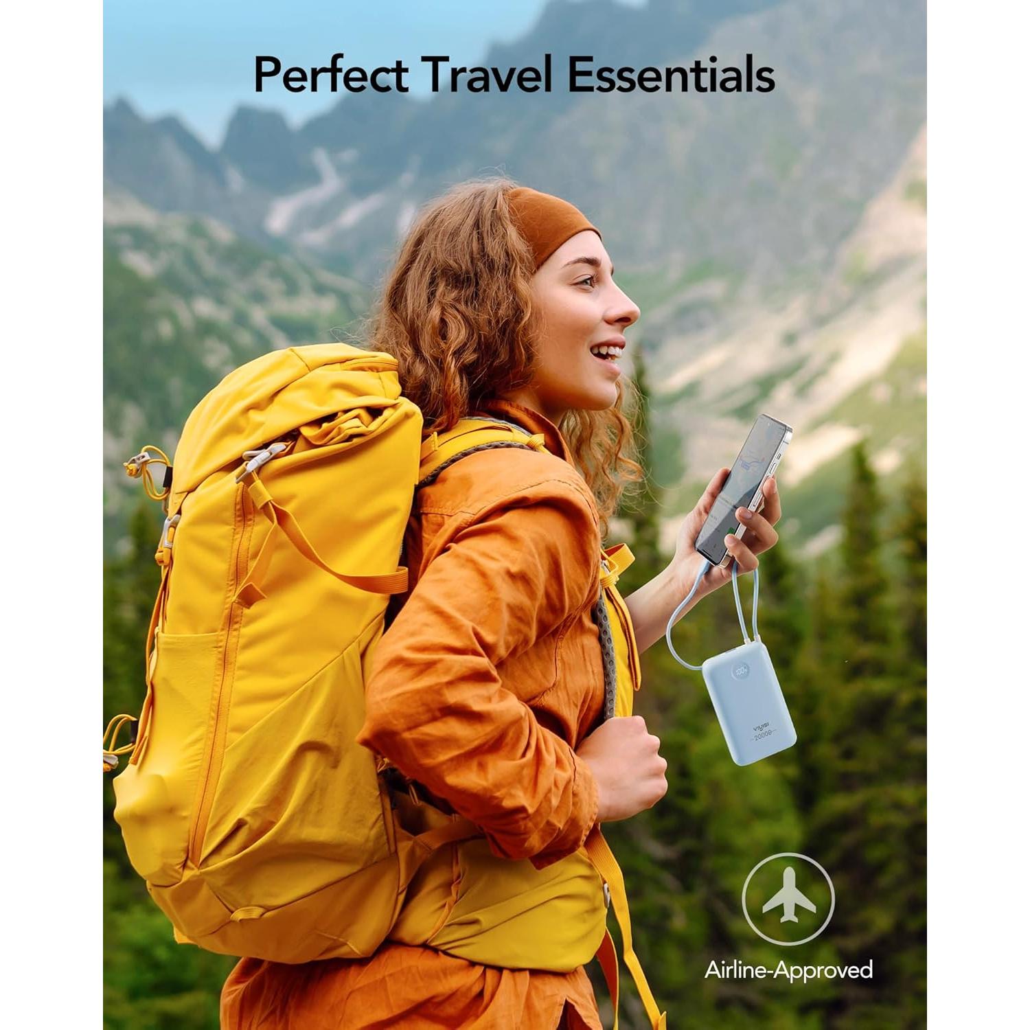 Cargador Portátil 20000mAh 30W Rápido USB-C y Lightning