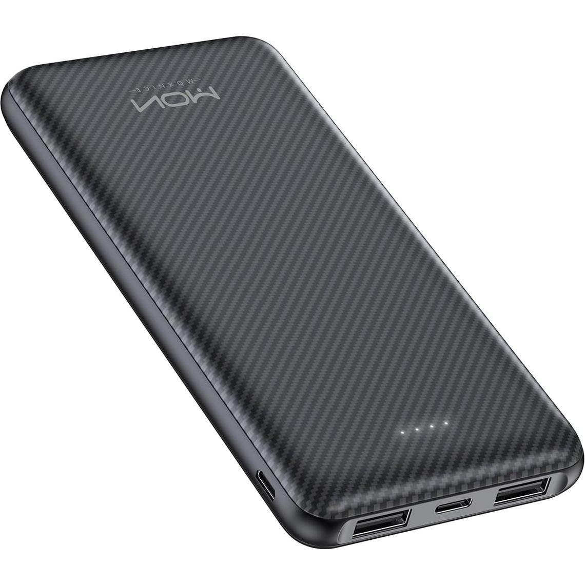 Cargador Portátil MOXNICE N001 10000mAh USB-C Slim Negro