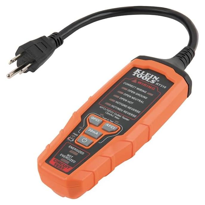 Probador de Enchufes Klein Tools RT310 GFCI AFCI 120V