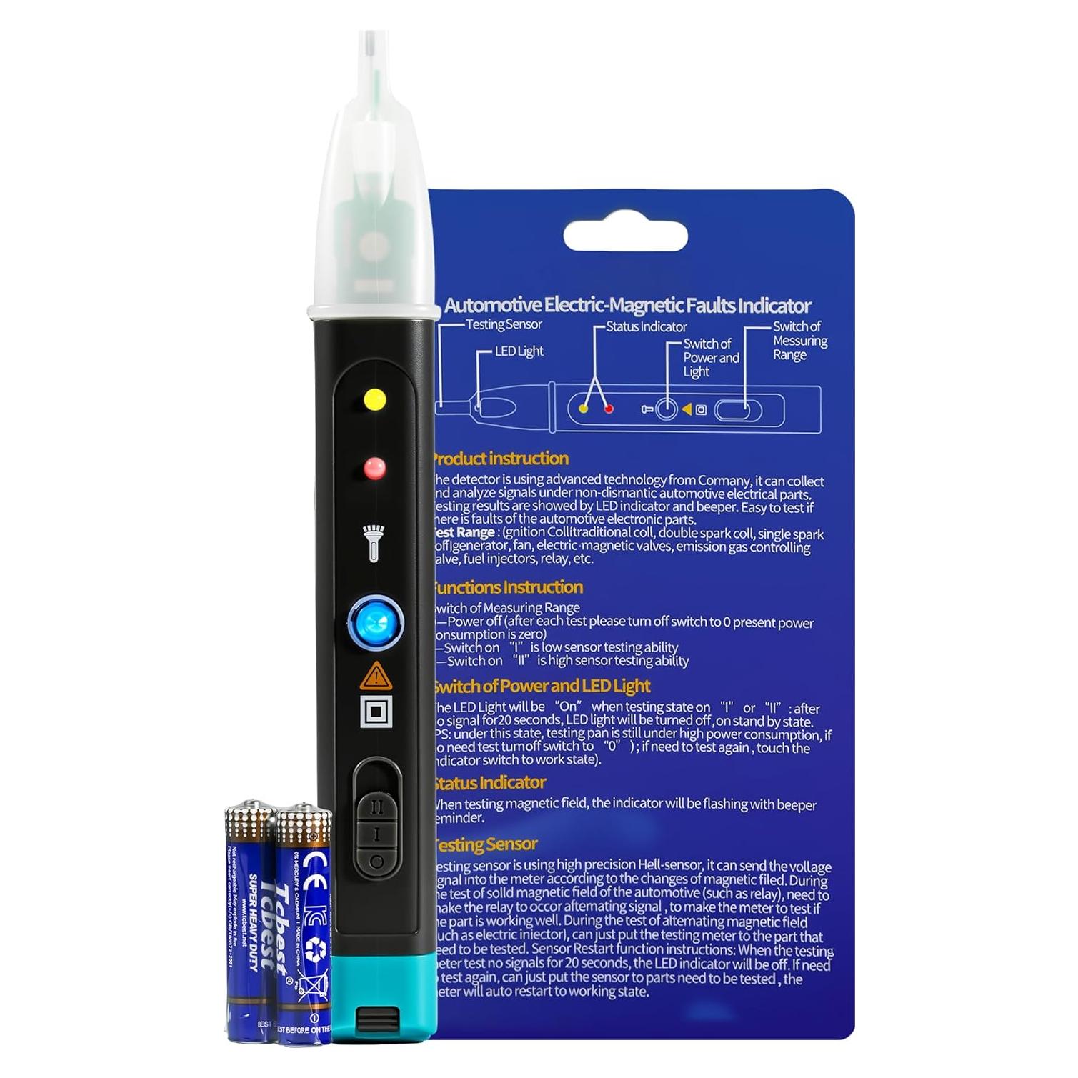 Probador de Bobina de Encendido y Bujías VQP - Diagnóstico Rápido