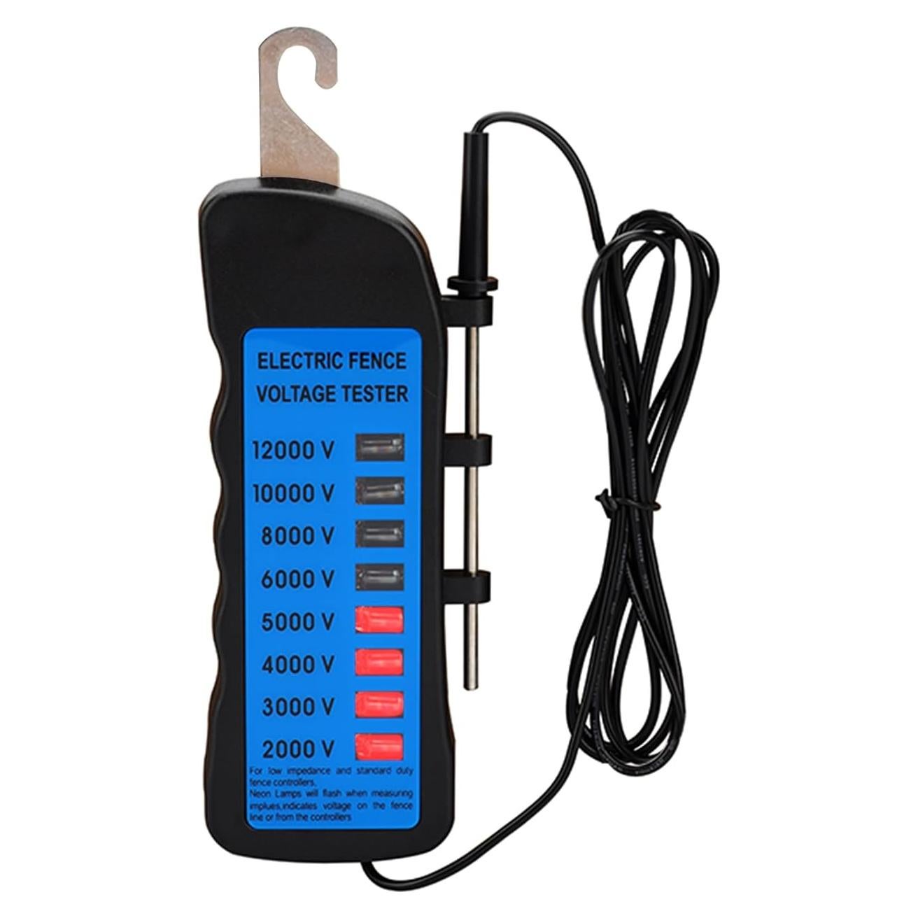 Probador de Voltaje de Cerca Eléctrica 12KV Doraami con 8 Luces