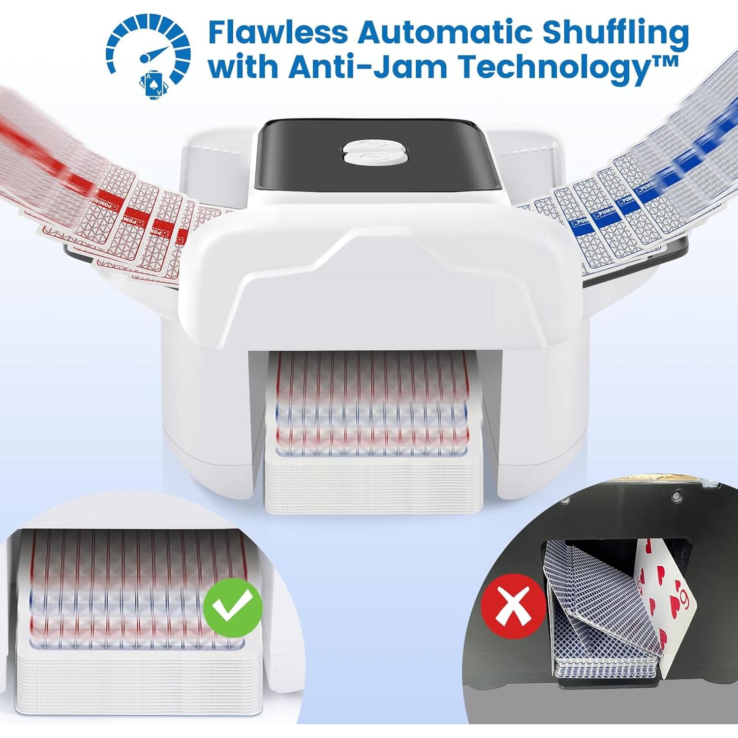 Barajador Automático Recargable PominaPresta TX666 - Dual USB-C