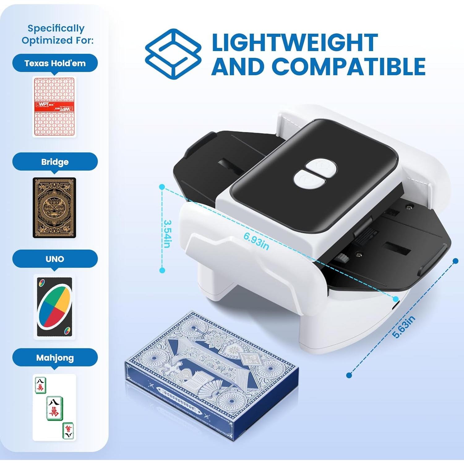Barajador Automático Recargable PominaPresta TX666 - Dual USB-C