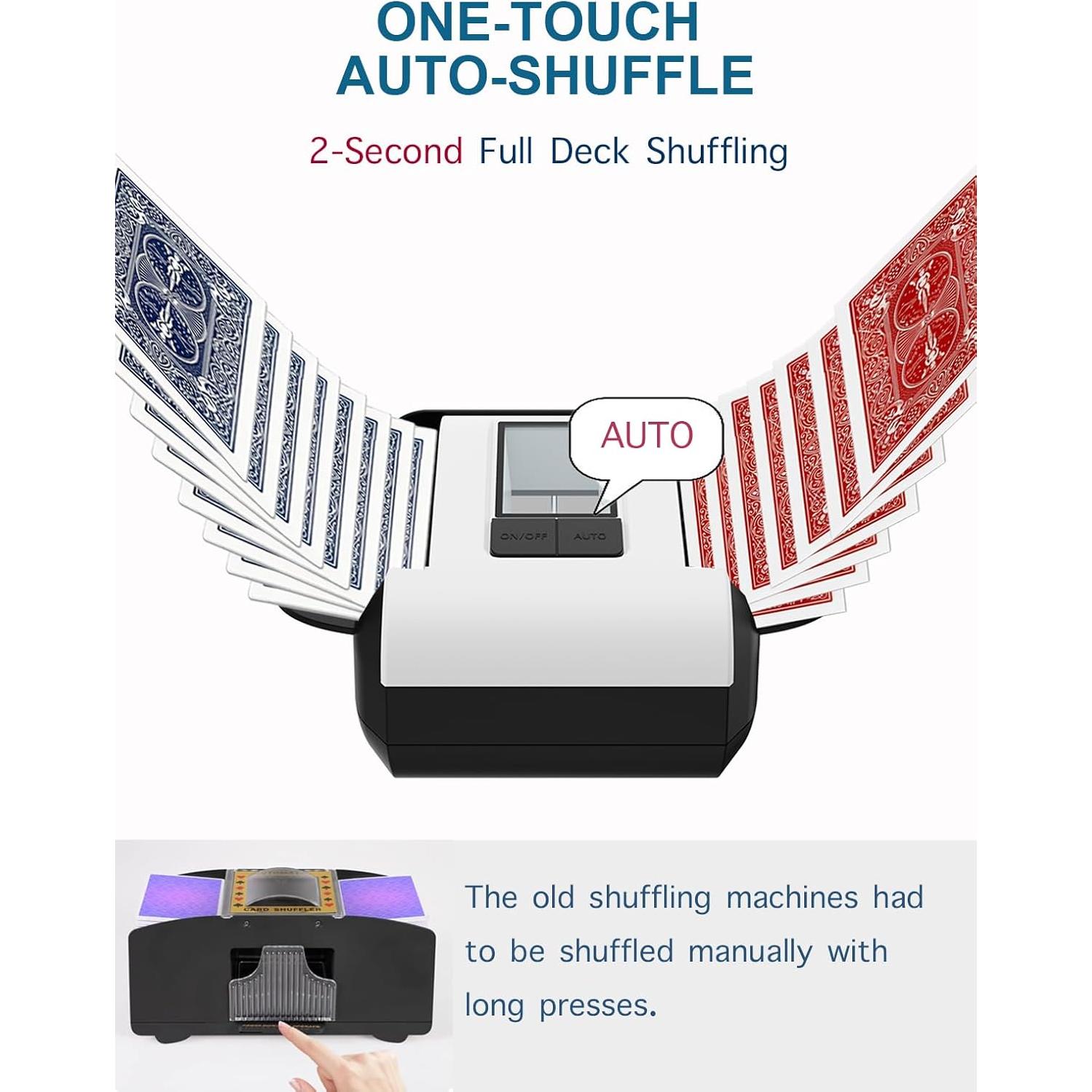Mezcladora de Cartas Eléctrica YOOLANSA - Compacta y Silenciosa
