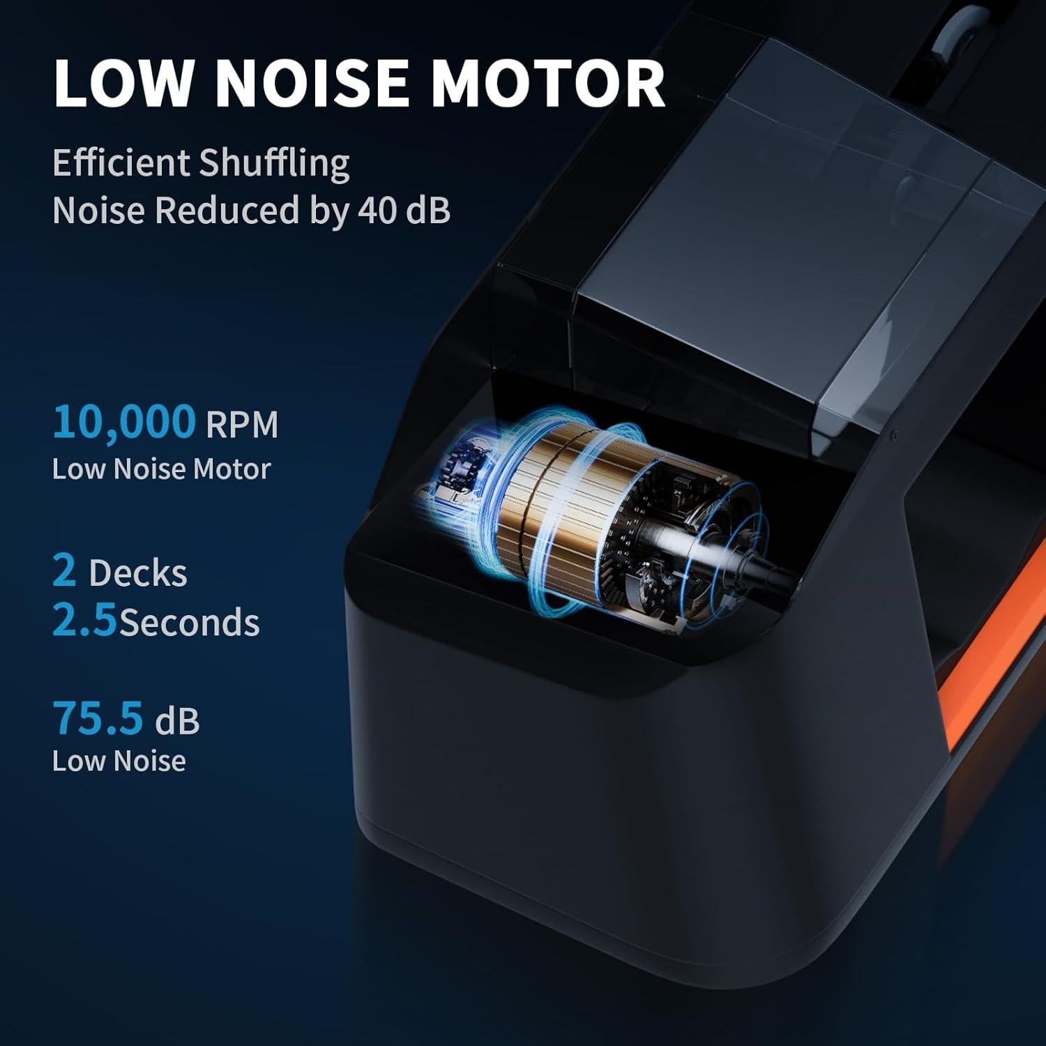 Barajador Automático de Cartas CARDSPIN XPJ2F-JY-USB-02 2 Barajas