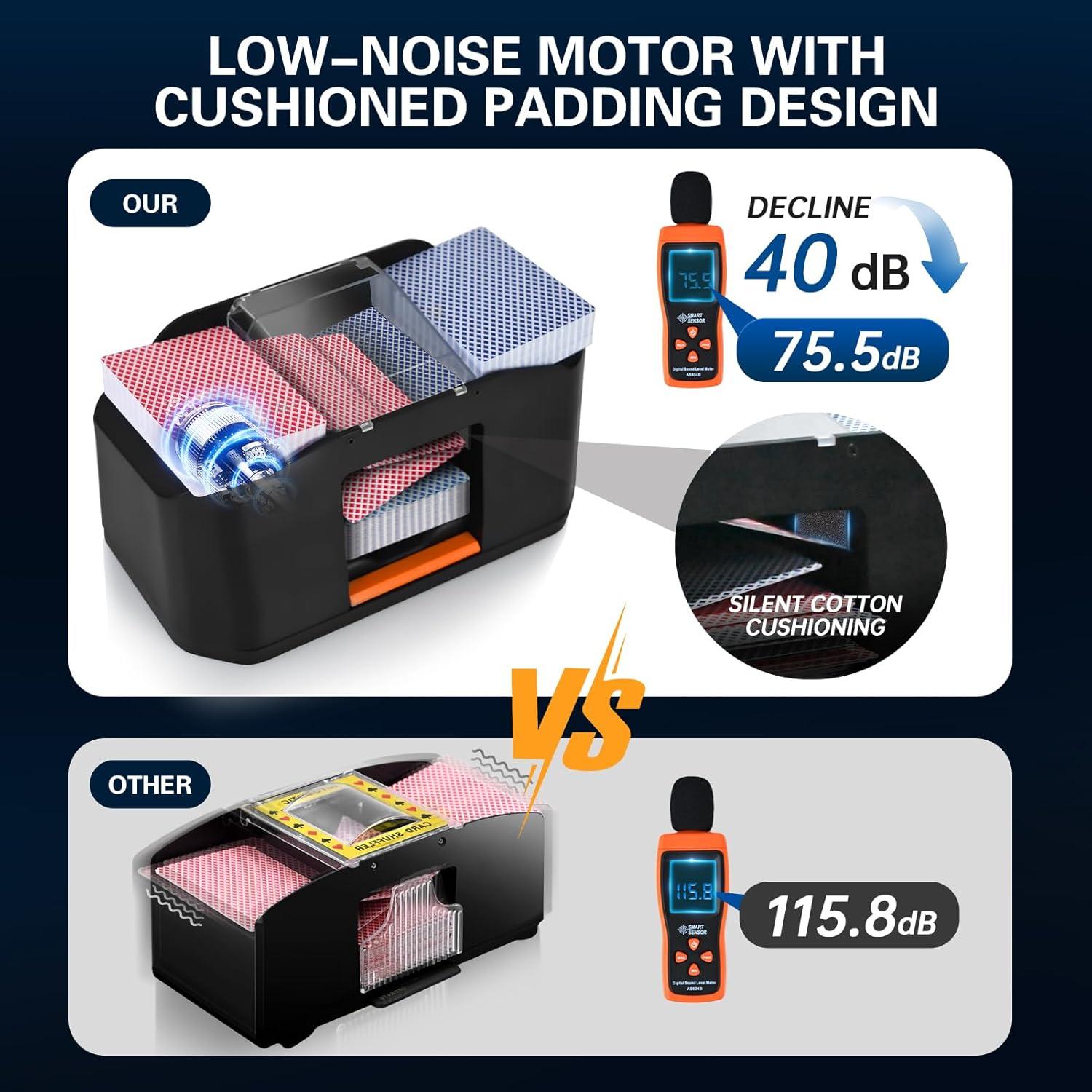 Barajador Automático de Cartas CARDSPIN XPJ2F-JY-USB-02 2 Barajas