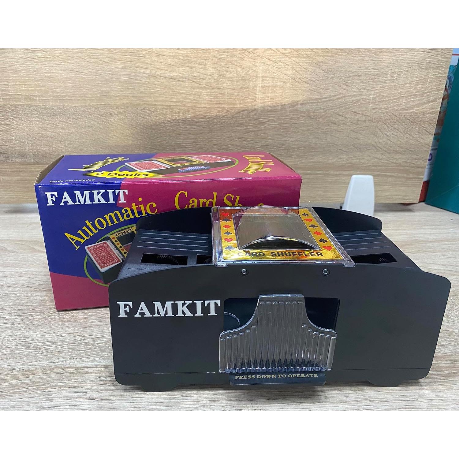 Barajador Automático de Cartas FAMKIT - Eléctrico a Batería