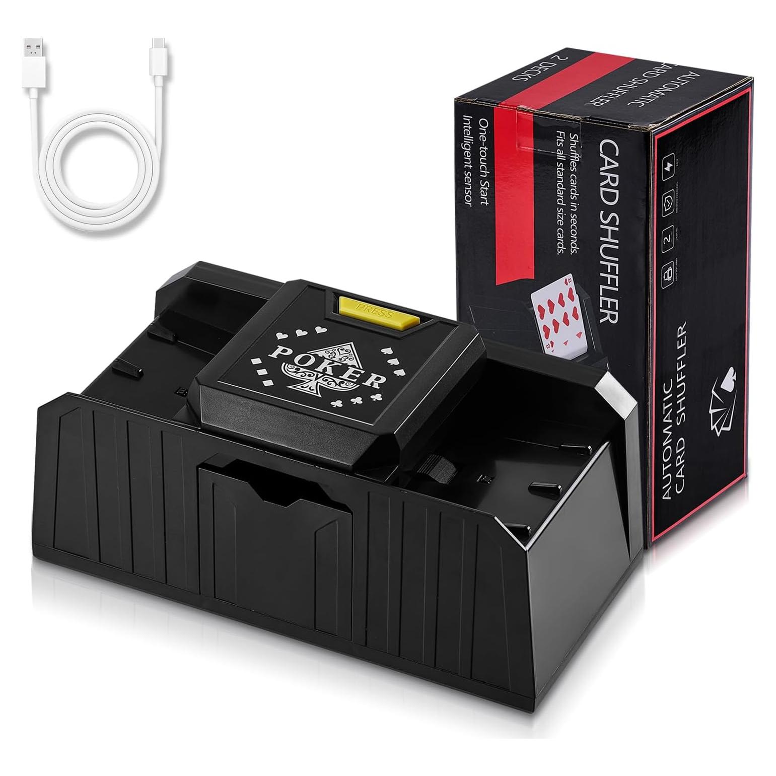 Barajador Automático de Cartas FEIERYA USB/Batería Silencioso