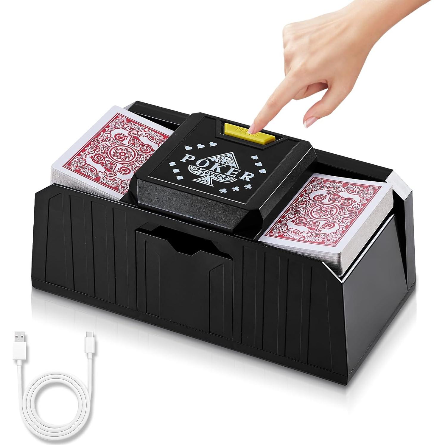 Barajador Automático de Cartas FEIERYA USB/Batería Silencioso