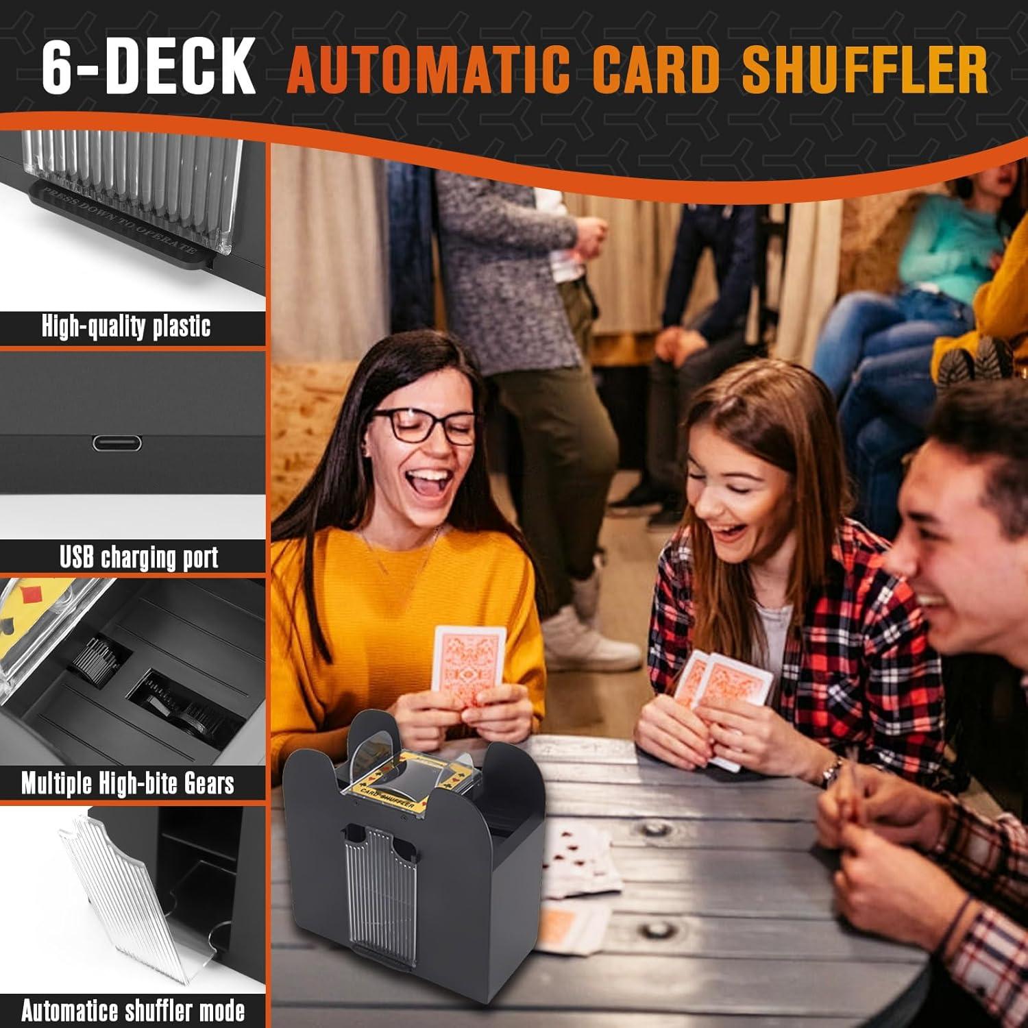 Barajador Automático de Cartas GDHSWJ para 6 Barajas