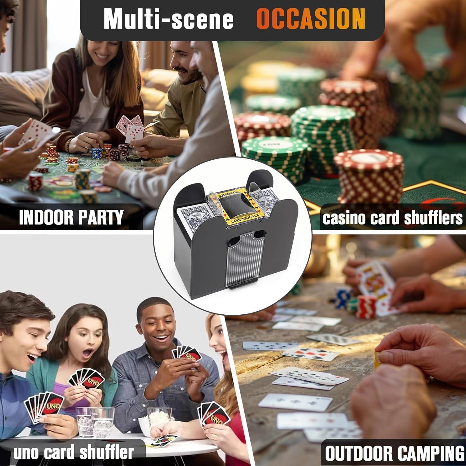 Barajador Automático de Cartas GDHSWJ para 6 Barajas