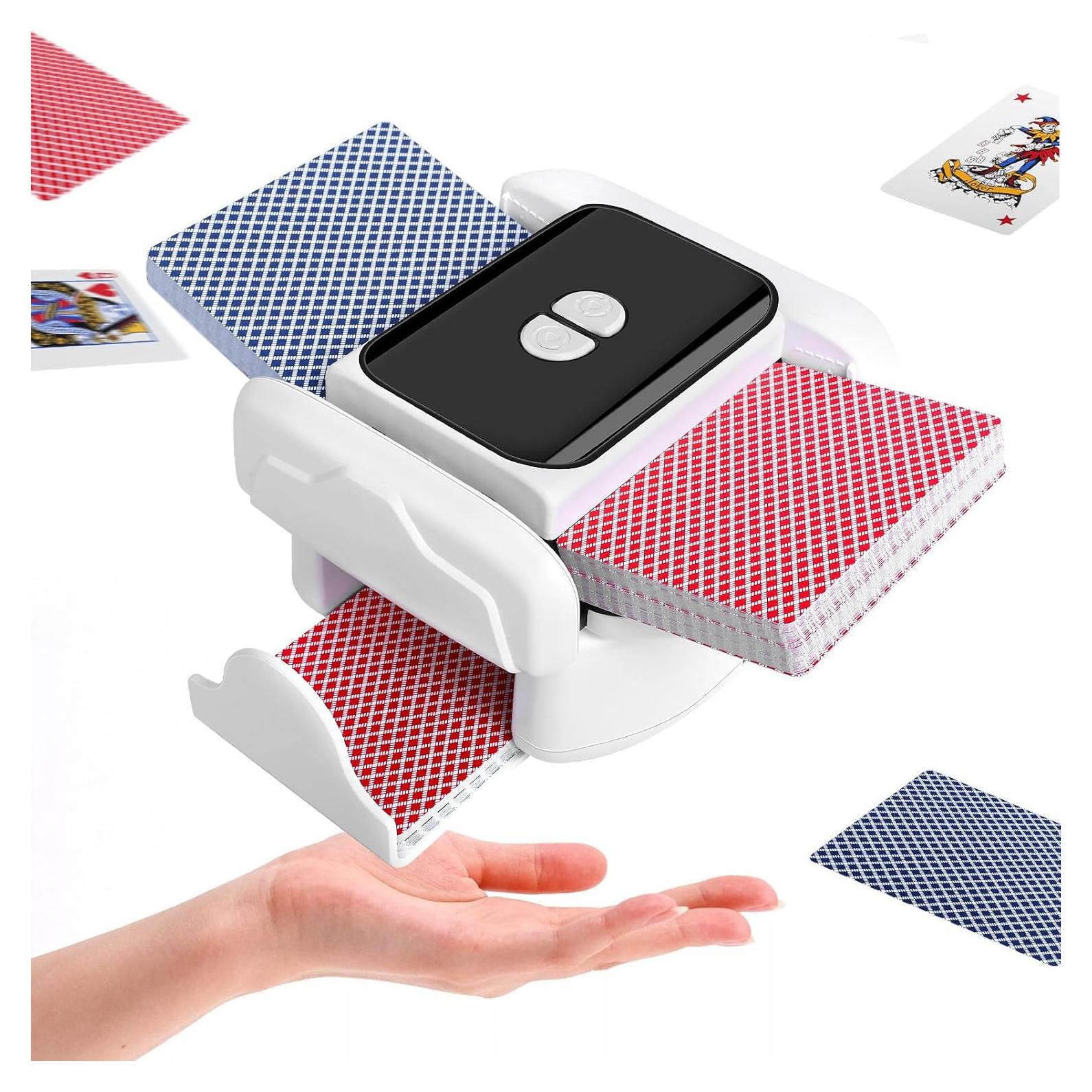 Barajador Automático de Cartas IYRDSHKGVD - Recargable y Silencioso