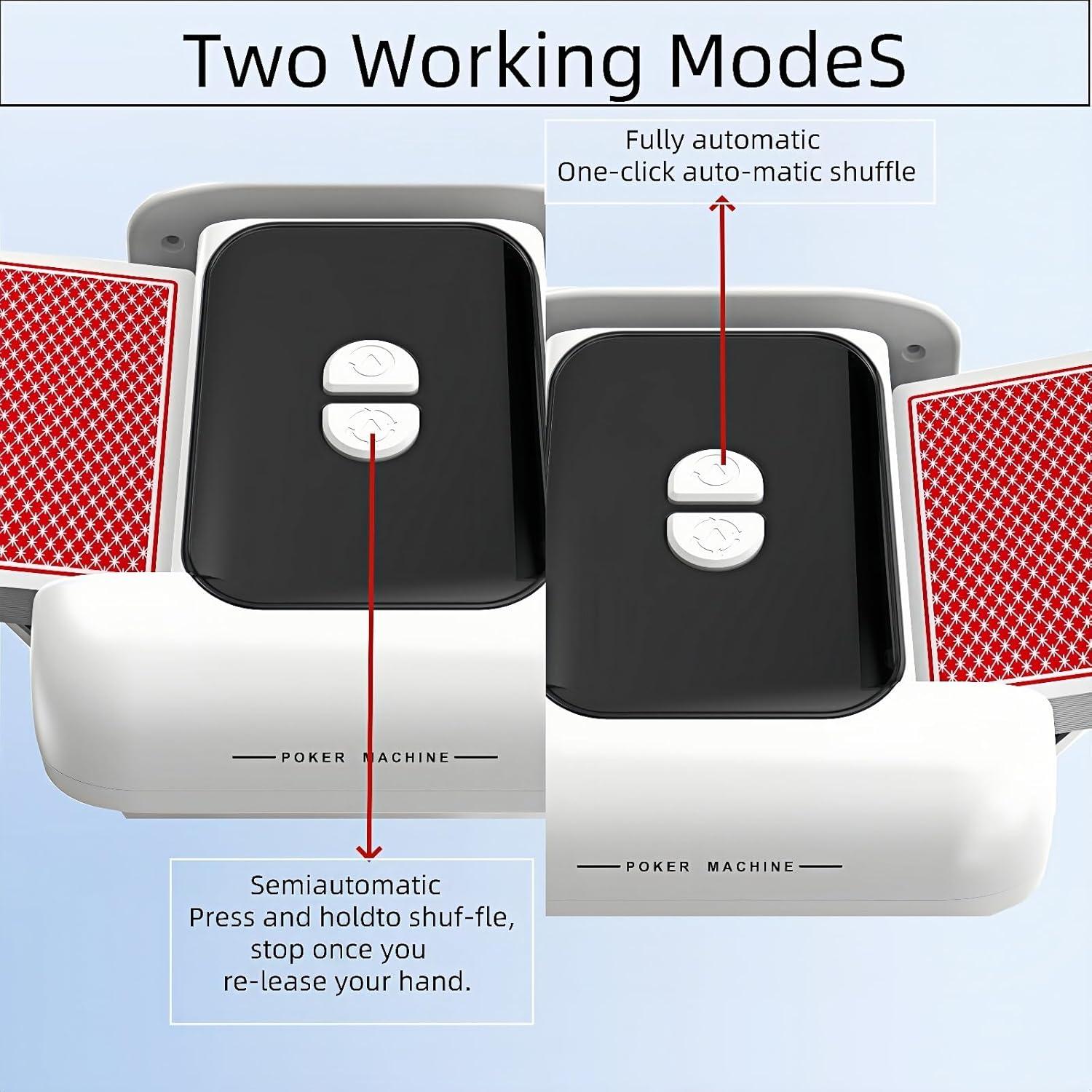 Barajador Automático de Cartas IYRDSHKGVD - Recargable y Silencioso