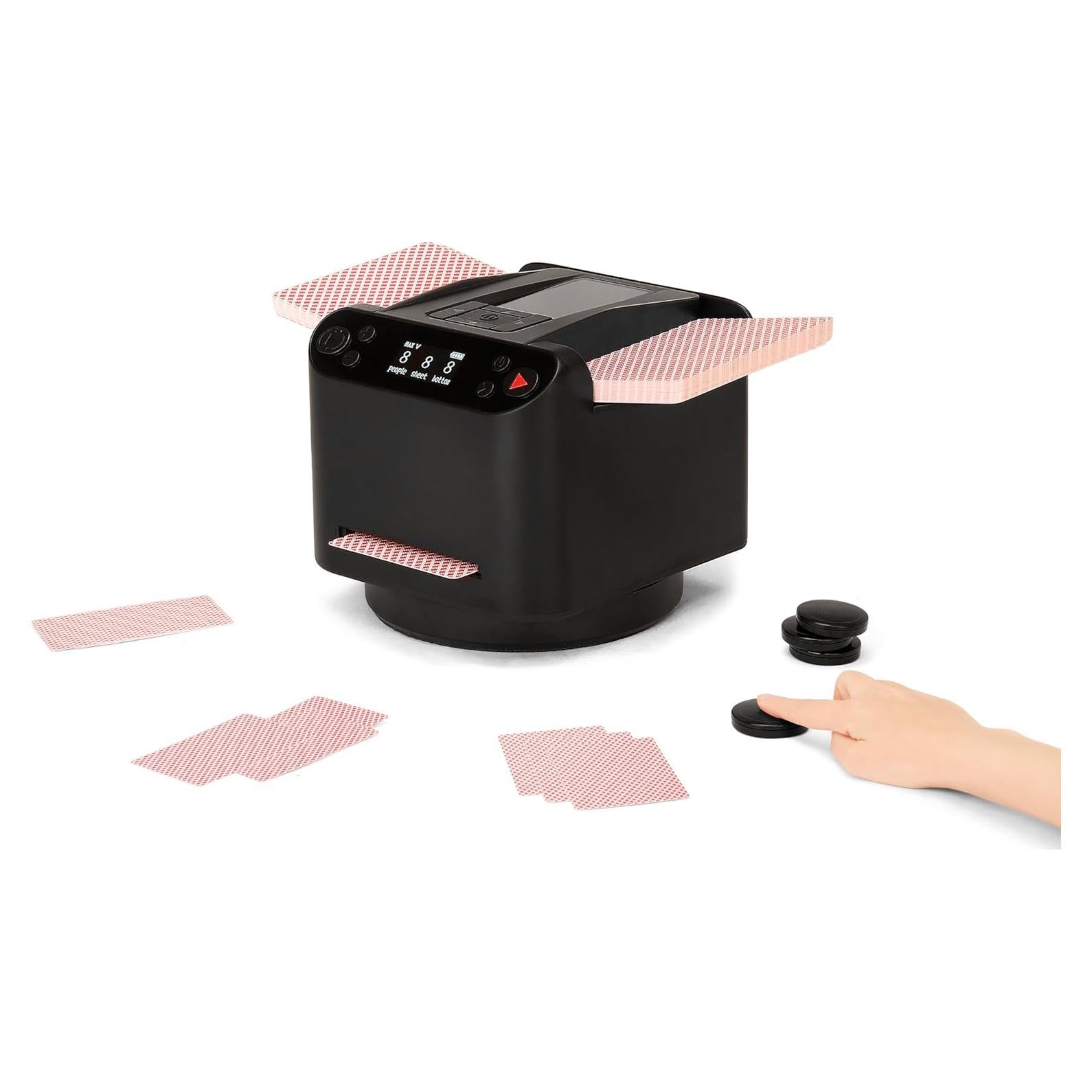 Máquina Barajadora y Repartidora de Cartas DoIove 360°