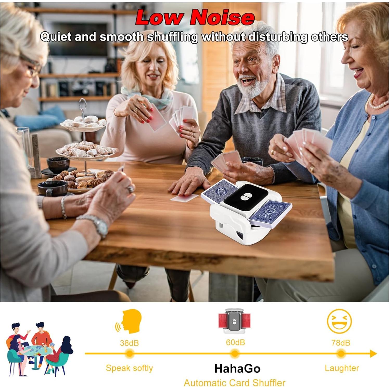 Barajador Automático de Cartas HahaGo TT06 Recargable 2000mAh